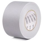 QILIMA Grey Gaffers Tape 3 Inch x 60 Yards - Professional Grade Floor Tape- Non Reflective Matte Finish Gaff Tape