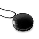 Shungite Pendant for Personal EMF Protection and Healing. Vibration Stone, Russian Crystal. by Karelian Heritage