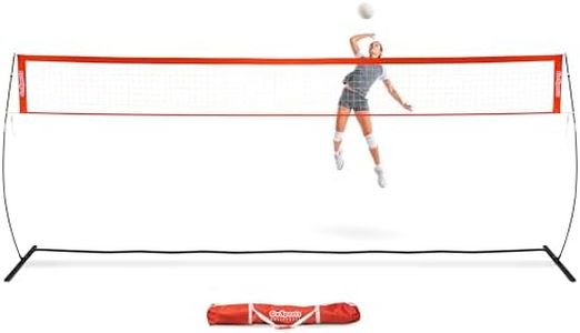 GoSports 20 ft Freestanding Volleyball Training Net for Indoor Our Outdoor Use - Instant Setup and Height Adjustable