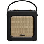 Portable Bluetooth Speaker in Leather with Rechargeable Battery, 20W Retro Stereo Speaker, USB Playback, Aux-in, 6.5 mm Microphone Port, Type-C Charging (LP-H01B)