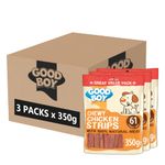 Good Boy Chicken Strips - Natural Dog Treats - Wheat and Cereal Free Recipe - Bulk Box - 3 x 350g