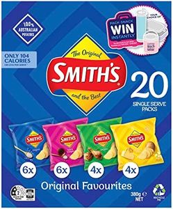 Smith’s Crinkle Cut Potato Chips Flavour Mix Multipack Variety 20 Pack