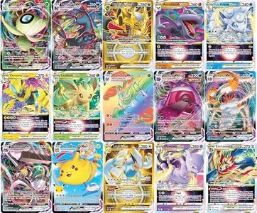5 Pokemon Card VMAX/VSTAR Bundle - X2 VSTAR - X2 VMAX - X1 Secret Rare - No Duplicates