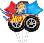 6 pcs Hot Car Themed balloons/Hot Race Car Birthday Party Supplies Baby Shower Party Decorations