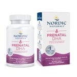 Nordic Naturals Prenatal DHA Supplement 830Mg Omega 3 Fish Oil+400 Iu VitaminD3 For Babies During Pregnancy & Lactation Vitamins For Pregnancy | Unflavoured 90 Fishoil Softgel