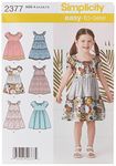 Simplicity Sewing Pattern 2377 Child's Dresses, A (3-4-5-6-7-8)