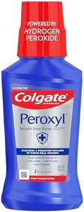 Colgate Peroxyl Antiseptic Mouth Sore Rinse, Alcohol Free, 1.5% Hydrogen Peroxide, Mild Mint, 8.4 Fl Oz (Pack of 1)