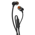 JBL Harman T210 In-Ear Headphone - Black, JBLT210BLK