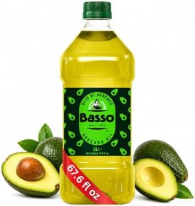 BASSO 1904-100% Pure Avocado Oil, Refined, 2 Liters (67.6 Fl Oz)