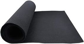 HBU 48"x78" Speaker Carpet Liner Resists Stains Speaker Box Cabinet Subwoofer for Car Audio,Boat Interior,Trunk,Shelf,Underfelt (Black, 48inchx78inch)