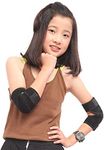 IBLUELOVER Kids Elbow Brace Support Sports Dance Elbow Protector Antislip Arm Guard Sleeve Adjustable Crashproof Neoprene Elbow Pads Rehabilitation Protective Gear Set for Boys Girls,1 Pair