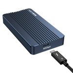 ACASIS 40Gbps M.2 NVMe SSD Enclosure,PCIe to USB-C External Hard Drive Enclosure,Support Size 2280 M&B+M-Key,Compatible with Thunderbolt 3/4,USB4/3.2/3.1/3.0,Type-C Aluminum SSD Case Up to 2700MB/s