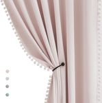 Pompom Blackout Curtains for Bedroo