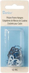 Darice Photo cintres – Push en – Rond – Zinc plaqué – Lot de 12