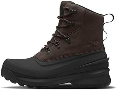 The North Face Men's Chilkat V Insulated Snow Boot, Coffee Brown/Tnf Black, 10.5