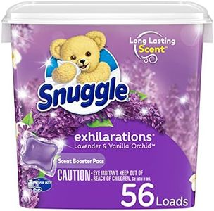 Snuggle Exhilarations In Wash Laundry Scent Booster Pacs, Lavender & Vanilla Orchid, 56 Count