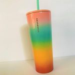 Starbucks 2019 Summer Collection Stainless Steel Rainbow Tumbler 24 oz