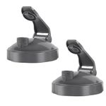 Flip Top to-Go Lid Compatible with NutriBullet 600w 900w Accessories & Replacement Part (2 Pack/Grey)