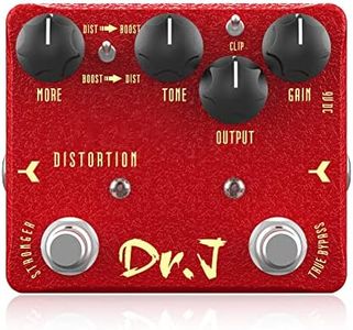 JOYO Distortion Pedal of Classic Modded Early 80s Screaming Distortion Effect for Electric Guitar High-end Edition Dr.J Series (D59)