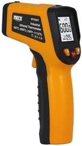 Naafie Industrial Infrared IR Thermometer | Genuine Parts with 1 Year warranty | Multi Laser High Temperature -50°C to 600°C Digital Gun | Non-Contact Pyrometer - MECO Make