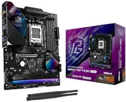 ASRock AMD B850 Phantom Gaming Riptide WiFi 7 Socket AM5 Ryzen 9000/8000/7000 Series DDR5 8000+ (OC) MHz 256GB ATX Motherboard M.2 SATA3 6.0 Gb/s PCIe 5.0