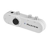 Maxview MXL008 12v or 24v 2 Way TV/FM/DAB Signal Booster with 19dB Variable Gain for Caravans, RV Motorhomes, HGV Trucks, Campervans