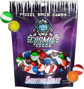 Cosmic Freeze Shooting Starz Freeze Dried Candy, Crunchy Freeze Dry Candy for Mix-In Snacks Candy Freeze Dried, Gluten-Free, Made in USA, 2.4 Oz, 1-pack