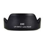 JJC EW-53 Camera Lens Hood Protector for Canon EF-M 15-45mm f/3.5-6.3 IS STM lens/Canon RF-S 18-45mm F4.5-6.3 IS STM - Replace Canon EW-53 Lens Hoods