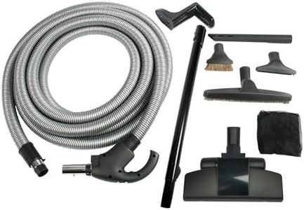 Cen-Tec Systems 93048 Central Vacuum Kit with Switch Control, 40 Ft. Hose, Black