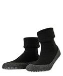 FALKE Men's Cosyshoe M HP Wool Grips On Sole 1 Pair Grip socks, Black (Black 3000), 4-5