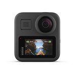 GoPro MAX — Waterproof 360 + Traditional Camera with Touch Screen Spherical 5.6K30 HD Video 16.6MP 360 Photos 1080p Live Streaming Stabilization Black