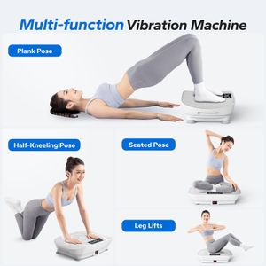 MERACH Vibration Plate – Grey Fitness Platform for Home Workout