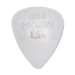 Jim Dunlop 44P.46 Nylon Standard, White, .46mm, 12/Player's Pack