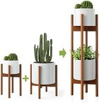 MUDEELA 2 Pack Indoor Plant Stands,