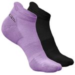 HEELIUM Bamboo Socks for Women | Ankle Length | Odour-Free & Breathable | Padded Base & Anti-bacterial | 3X Softer than Cotton Socks