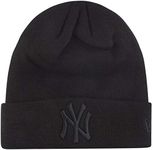 New Era CUFF Winter Beanie - New York Yankees black white