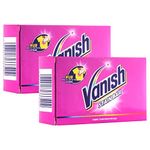 Vanish Fabric Stain Remover Pre-Treat Stain Bar, 75g, Pack of 2, Targeted Stain Action, Removes Tough Stains, Safe on Everyday Fabrics