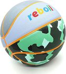 REBOILPHASE Kids Basketball Size 4 (25.5")–Boys Basketball Gift- Colorful Rubber Basketball Series