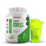 Animal Booster Nutrition Maha Mass Gainer, 25 Gram Of Protein in 90gm of Serving Helps in Gain Weight, Build Muscle & Fuel Energy (Kesar Pista Flavor) (33 Servings/3KG)