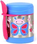 Skip Hop Baby Zoo Insulated Food Jar and Spork Set, Blossom Butterfly