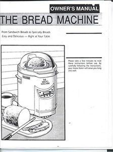 DAK Bread Machine Maker Instruction Manual & Recipes by DAK