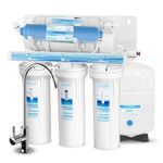 Geekpure 6 Stage Reverse Osmosis Drinking Water Filter System 75 GPD - with DI Filter TDS to 0