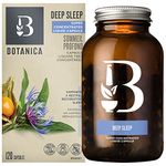 Deep Sleep Liquid Capsules – Ashwagandha & Passionflower Supports Deep and Restful Sleep – Whole Herb Formula, Non-GMO, Vegan and Gluten Free – 120 Capsules (60 Servings)