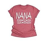 Personalized Nana Shirt With Grandk