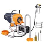 MAXXT Airless Paint Sprayers, 3300PSI Motorized Paint Sprayer with Stand, High Efficiency Spray Paint Machine for Home, Outdoor DIY Handyman Shed Garage House Painting Deck Shed Fence Furniture