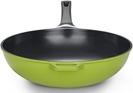 Ozeri 14" Earth Wok with Smooth Ceramic Non-Stick Coating, Green (ZP2-36W)