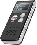 Ghost Hunting EVP Recorder 8GB Paranormal Equipment Spirit Digital Voice Box Digital Voice Recorder Mini USB Recording with Screen, WAV, MP3 Player 1536 Kbps