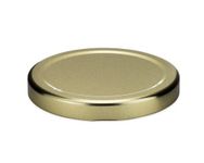 peerul Metal Lug Cap 53 Mm Lid For Glass Storage Jars And Bottles (Brand Peerul) (12, Gold)