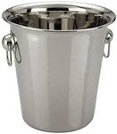 Chabrias Ltd Champagne Wine Ice Bucket 5 Litre in High Polished Stainless Steel (5L, 1, Count)