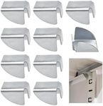 15 PCS Shelf Clips Bracket Replacement for Garage Cabinet, Removable Metal Shelf Support Clips Attachment Easy Install